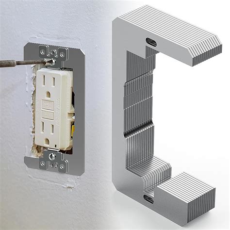 electrical box shim plate|electrical outlet shims home depot.